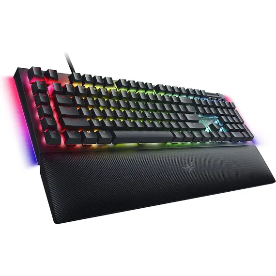 კლავიატურა Razer Keyboard mechanical BlackWidow V4, 114key, Yellow Switch, USB-A, EN/RU, RGB, black , 3 image - Primestore.ge