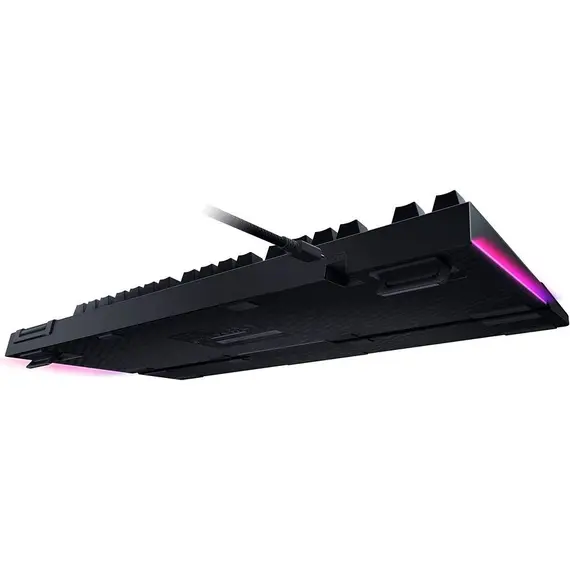 კლავიატურა Razer Keyboard mechanical BlackWidow V4, 114key, Yellow Switch, USB-A, EN, RGB, black , 5 image - Primestore.ge