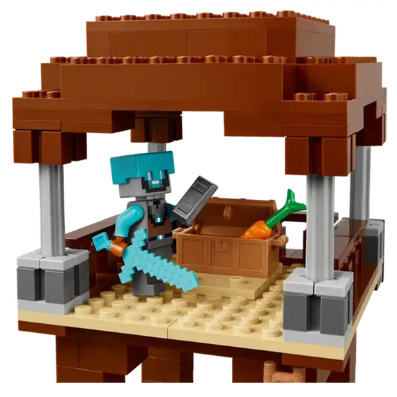 ლეგო LEGO Constructor Minecraft The Pillager Outpost and Ravager - Primestore.ge