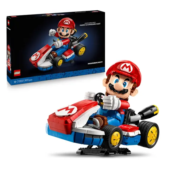 ლეგო LEGO Constructor Super Mario Mario Kart: Mario and Standard Kart  - Primestore.ge