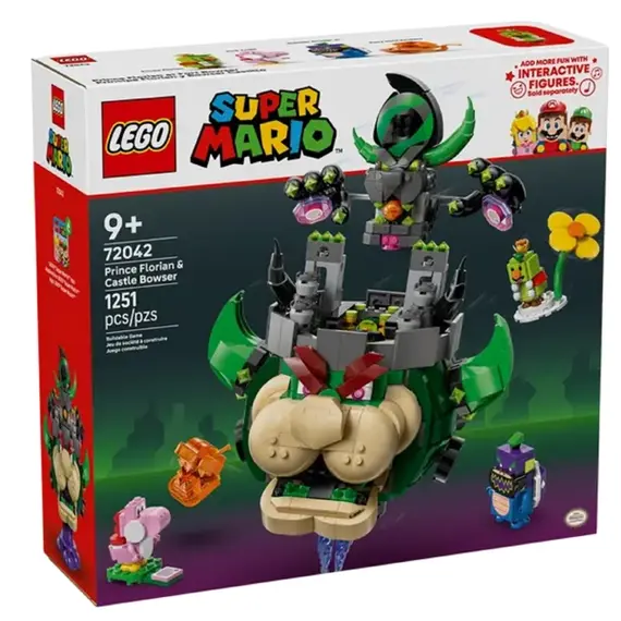 ლეგო LEGO Constructor Super Mario Prince Florian і Castle Bowser  - Primestore.ge