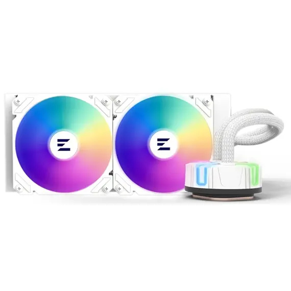 ქულერი Zalman Water cooling system Reserator 5 Z24 ARGB White, LGA 1700, 1200, 2011, 2011-V3, 2066, 115x, AM5, AM4, TDP320W  - Primestore.ge