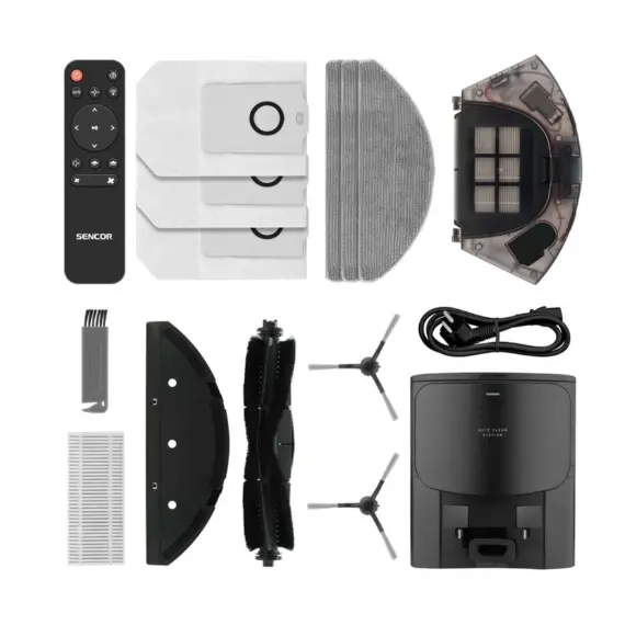 მტვერსასრუტი Sencor SRV 9185BK Robot Vacuum Cleaner Black , 6 image - Primestore.ge