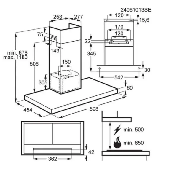 გამწოვი AEG NDB6761HB , 2 image - Primestore.ge