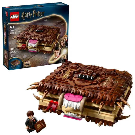 ლეგო LEGO Constructor Harry Potter Chomping Monster Book of Monsters - Primestore.ge