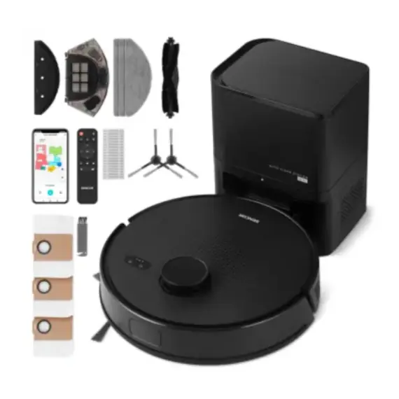 მტვერსასრუტი Sencor SRV 9O85BK Robot Vacuum Cleaner Black , 5 image - Primestore.ge