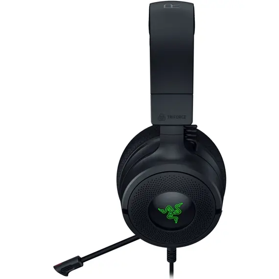 ყურსასმენი Razer Gaming Headset Kraken V4 X, 7.1, USB-A, 1.8м, RGB, black , 3 image - Primestore.ge