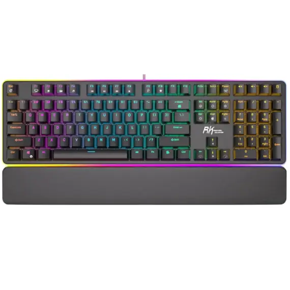 კლავიატურა Royal Kludge RK918 Mechanical Keyboard, Brown switch, Wired, USB, Black  - Primestore.ge