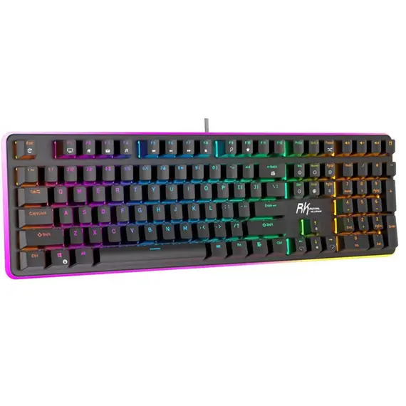 კლავიატურა Royal Kludge RK918 Mechanical Keyboard, Blue switch, Wired, USB, Black , 4 image - Primestore.ge