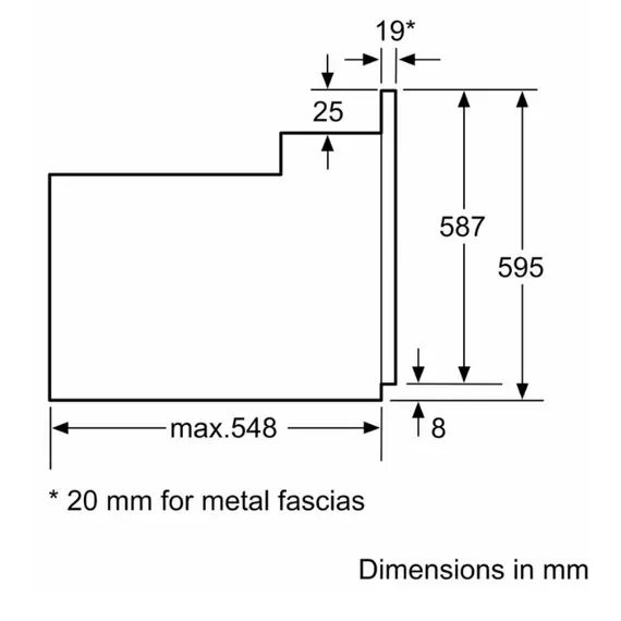 ჩასაშენებელი ელექტრო ღუმელი BOSCH HBF011BV1T , 4 image - Primestore.ge