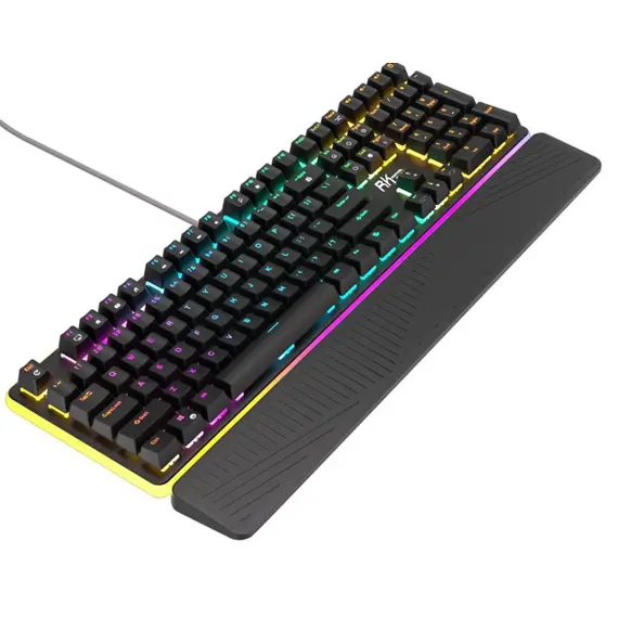 კლავიატურა Royal Kludge RK918 Mechanical Keyboard, Red switch, Wired, USB, Black , 2 image - Primestore.ge