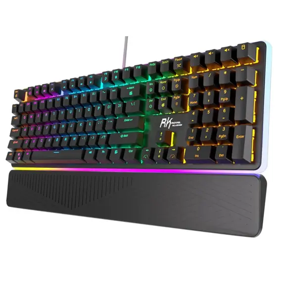 კლავიატურა Royal Kludge RK918 Mechanical Keyboard, Blue switch, Wired, USB, Black , 2 image - Primestore.ge