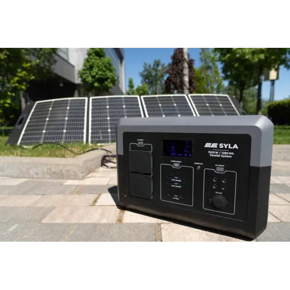კვების წყარო 2E Portable Power Station Syla, 1500 W, 1280 Wh, WiFi/BT, Parallel System, Fast Charging , 3 image - Primestore.ge