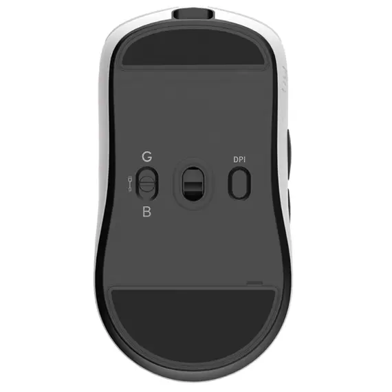 მაუსი Royal Kludge RK M3, Wireless, 2.4GHz, Bluetooth, USB, Gaming Mouse, White , 5 image - Primestore.ge