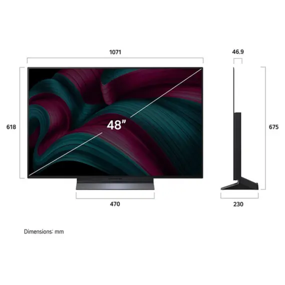 ტელევიზორი LG OLED48C5RLA.AMCN - Primestore.ge