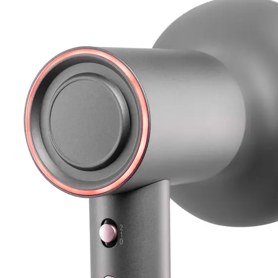 თმის საშრობი Ardesto Hair Dryer Pink,1600W, 2 speeds, 3 temperature settings, ionization, diffuser, magnetic attachments, gray+pink , 3 image - Primestore.ge