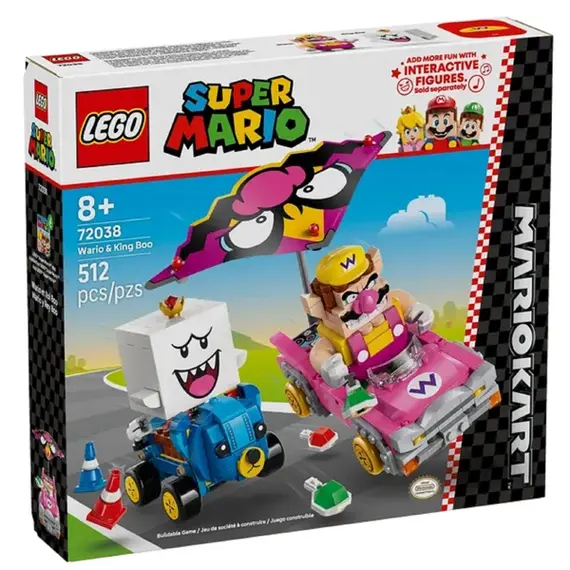 ლეგო LEGO Constructor Super Mario Mario Kart – Wario та King Boo  - Primestore.ge