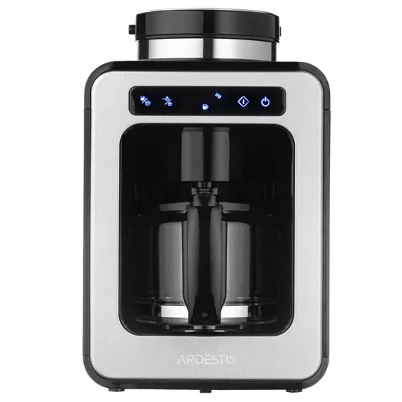 ყავის აპარატი Ardesto coffee maker drip 0.5l, ground + beans, display, silver-black , 4 image - Primestore.ge