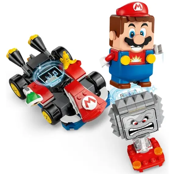 ლეგო LEGO Constructor Super Mario Mario Kart – Interactive LEGO® Mario & Standard Kart , 4 image - Primestore.ge