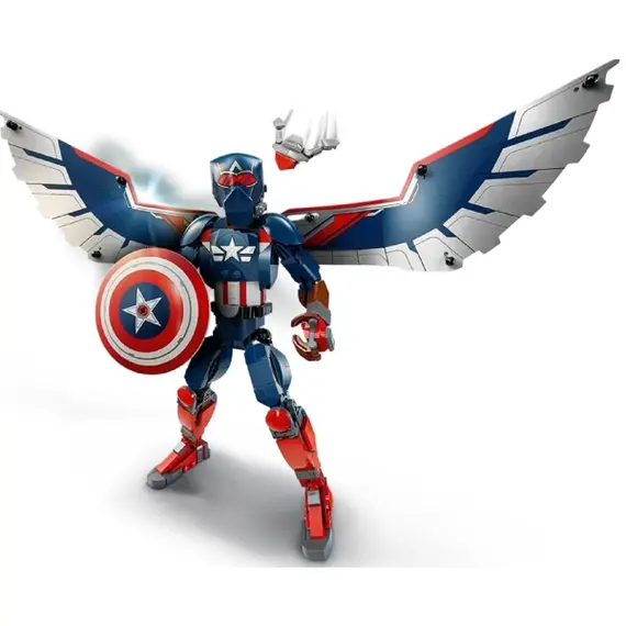 ლეგო LEGO Marvel Sam Wilson Captain America Buildable Figure - Primestore.ge