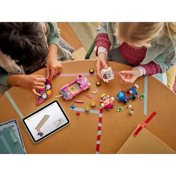 ლეგო LEGO Constructor Super Mario Mario Kart – Wario та King Boo , 5 image - Primestore.ge