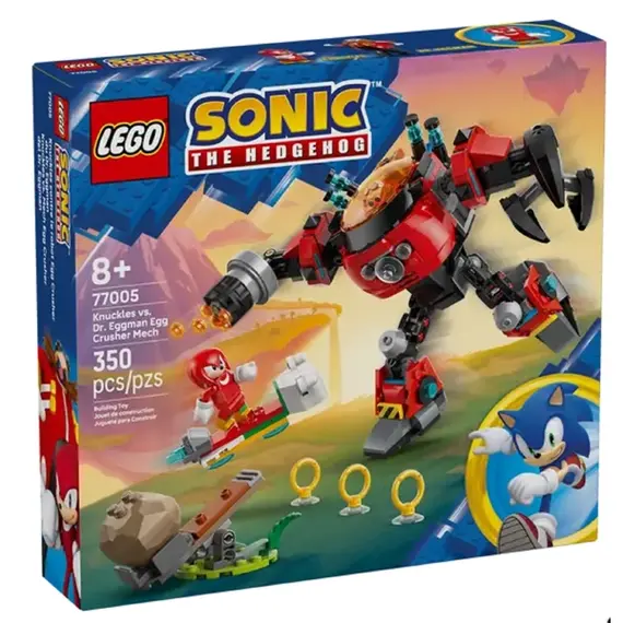 ლეგო LEGO Constructor Sonic Knuckles vs. Dr. Eggman Egg Crusher Mech - Primestore.ge