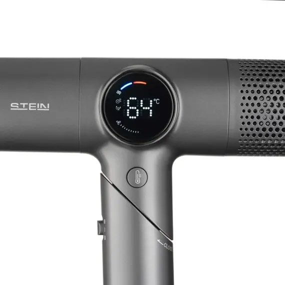 თმის საშრობი Ardesto Hair Dryer Stein, 1600W, 2 speeds, 4 heat setting, gray - Primestore.ge