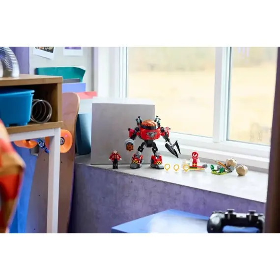 ლეგო LEGO Constructor Sonic Knuckles vs. Dr. Eggman Egg Crusher Mech - Primestore.ge