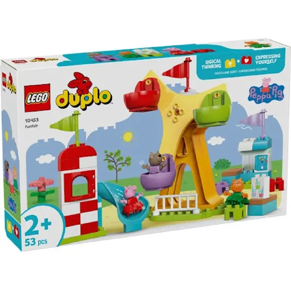 ლეგო LEGO Constructor DUPLO Peppa Pig Funfair  - Primestore.ge