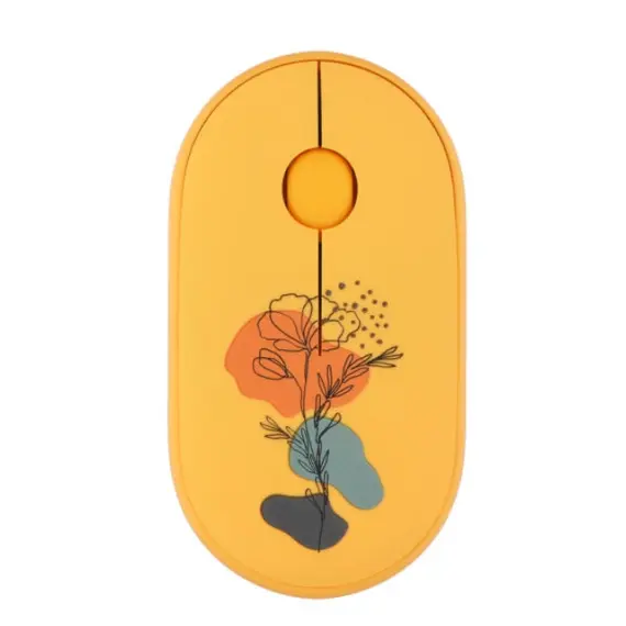 მაუსი 2E MF300 FLORA Yellow/2E-MF300WFLORAYW  - Primestore.ge