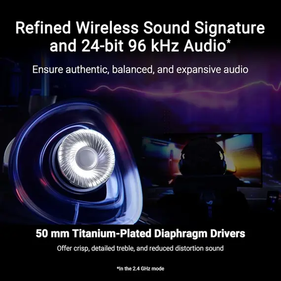 ყურსასმენი ASUS ROG Delta II Black (90YH03W0-BHUA00) , 3 image - Primestore.ge