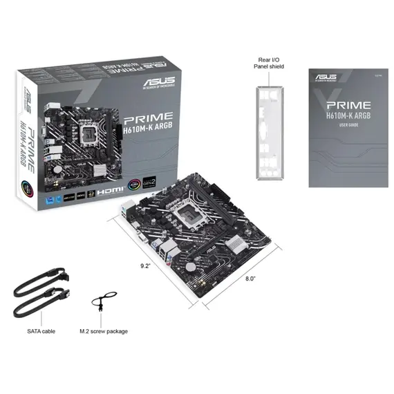 დედა დაფა ASUS PRIME H610M-K ARGB , 4 image - Primestore.ge