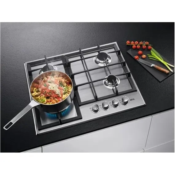 გაზქურის ზედაპირი AEG HGB64420SM - Primestore.ge