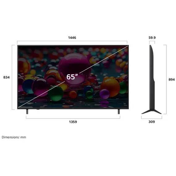 ტელევიზორი LG 65UA75009LA - Primestore.ge