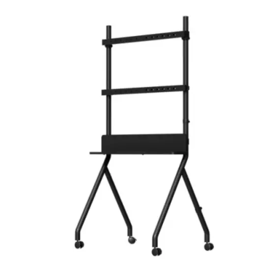 ტელევიზორის სადგამი Gembird TVS-86F-02 TV floor stand 55&quot; - 86&quot; Black , 2 image - Primestore.ge