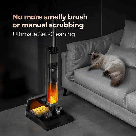 მტვერსასრუტი Uwant D700, 20,000Pa, 700ML, Wet And Dry Vacuum Cleaner With D-Shaped Rolling Brush, Grey , 12 image - Primestore.ge