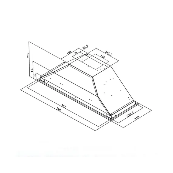 გამწოვი Indesit INAE 52FLS X , 3 image - Primestore.ge