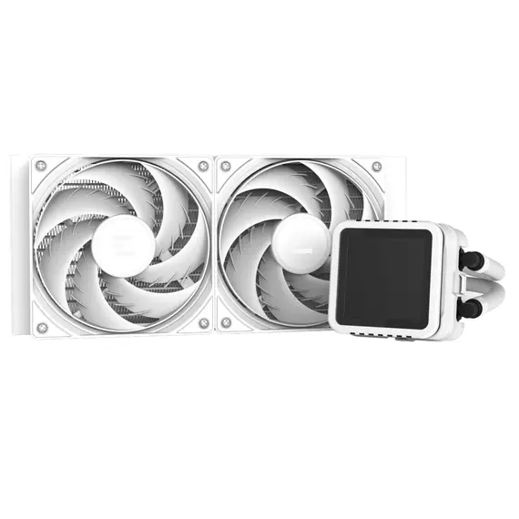 ქულერი Zalman LCS Alpha 2DS A36 ARGB, LGA1851, 1700, 1200, 115x, AM5, AM4, TDP 350W, white , 2 image - Primestore.ge