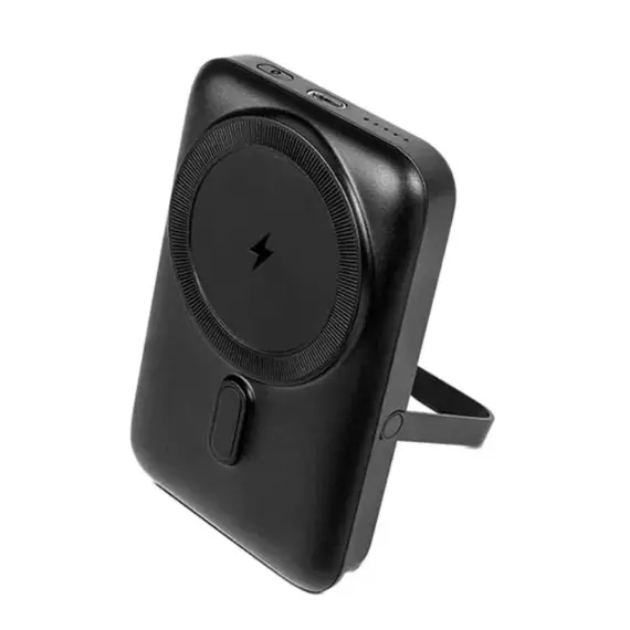 პორტატული დამტენი TTEC RECHARGER PRO M 10.000MAH MAGSAFE COMPATIBLE PD 20W POWERBANK WITH STAND BLACK 2BB221S  - Primestore.ge