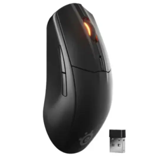 მაუსი SteelSeries Mouse Rival 3 Gen 2, RGB, USB-A/WL/BT, black , 2 image - Primestore.ge