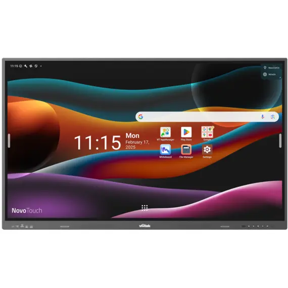 ინტერაქტიული ეკრანი, სმარტ ეკრანი Vivitek EK757i NovoTouch, 75", RAM 16GB, 128GB, Android 14, Smart Board, Grey - Primestore.ge