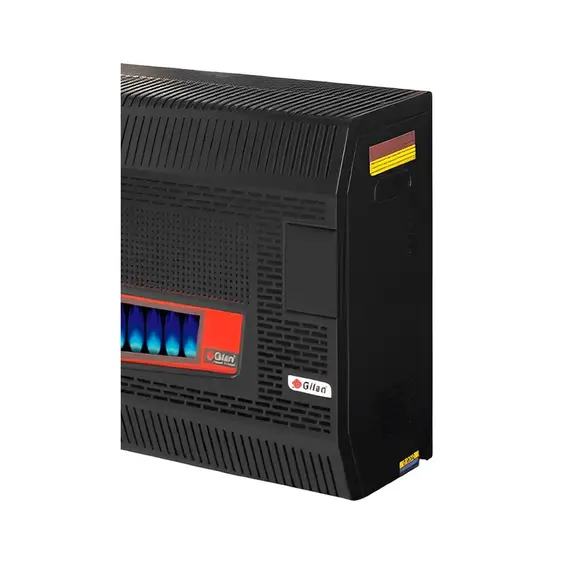 გაზის გამათბობელი Gilan GDS-321-C BLACK Glass (0819)/50-60 მ2 , 2 image - Primestore.ge