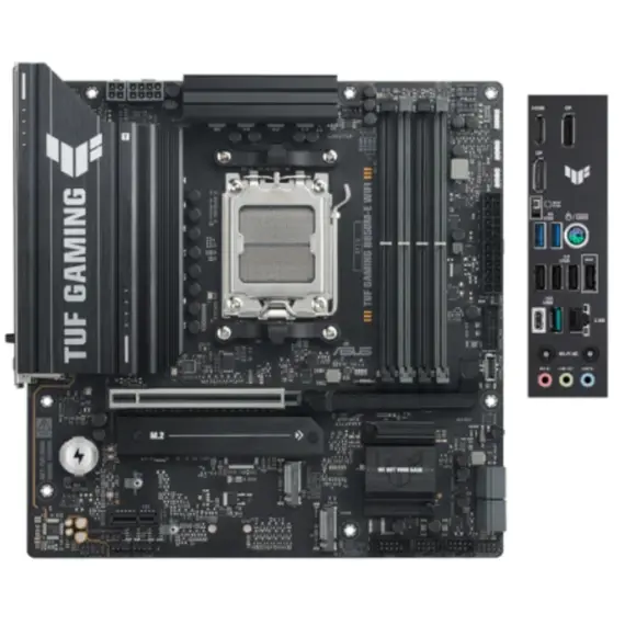დედა დაფა ASUS Motherboard TUF GAMING B850M-E WIFI sAM5 B850 4xDDR5 M.2 HDMI DP WiFi BT mATX , 3 image - Primestore.ge