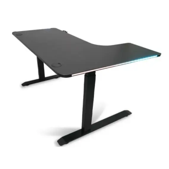 სათამაშო მაგიდა E-blue EGT502BK-1.4 Gaming Desk Black , 3 image - Primestore.ge