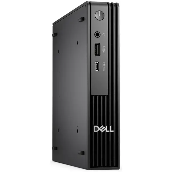 პერსონალური კომპიუტერი Dell Pro Micro QCM1250/Intel Core i3 14100T/ 1 x 8GB, DDR5 4800 MT/s/512 SSD/Integrated/Wi-Fi 6E BT/Kb + mouse/65W AC/Ubuntu/3Yrw - Primestore.ge