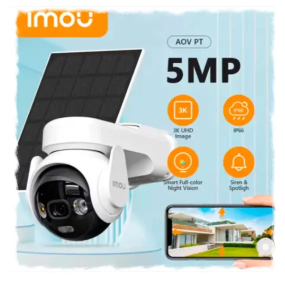 ვიდეო სათვალთვალო კამერა Imou AOV PT 4G & WiFi 5MP - Primestore.ge