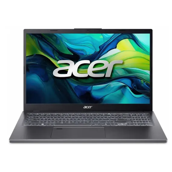 ნოუთბუქი Acer Aspire 15 - A15-61M  /15.6" FHD IPS SlimBezel"/AMD Ryzen™ 5 8640HS 16 Ram /512GB  (Boot-up only  53Wh Li-ion battery / 65W TypeC adapter / Steel - Primestore.ge