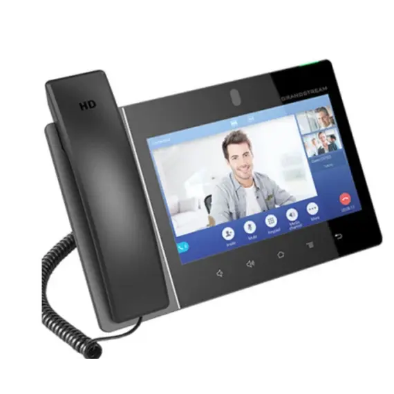 IP ტელეფონი Grandstream GXV3480 desktop video phone,8" 1280x800 capacitive touch screen IPS LCD, 16 lines with up to 16 SIP accounts, tiltable 2 mega-pixel CMOS - Primestore.ge