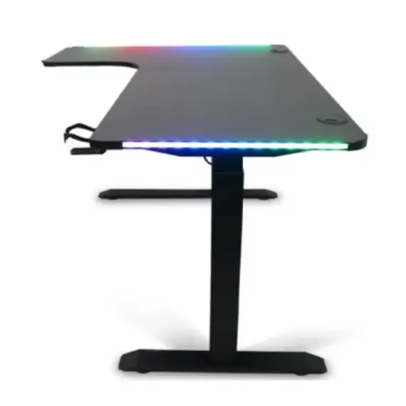 სათამაშო მაგიდა E-blue EGT502BK-1.4 Gaming Desk Black , 2 image - Primestore.ge