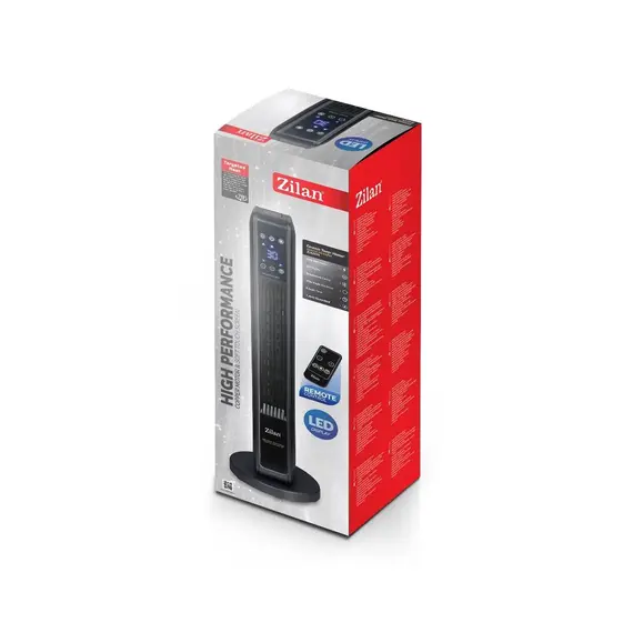 ელექტრო გამათბობელი Zilan ZLN2076 Ceramic Tower Heater - Primestore.ge